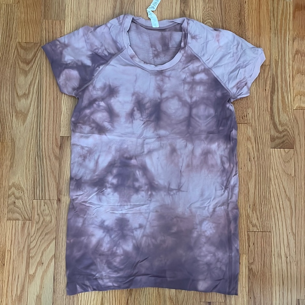 Lululemon swiftly tech purple tie dye acid
